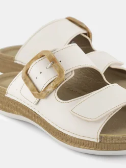 Comfort Schoenen|Easy Street Witte Comfort Slipper