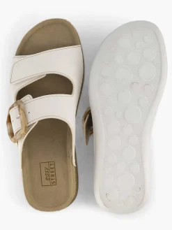 Comfort Schoenen|Easy Street Witte Comfort Slipper