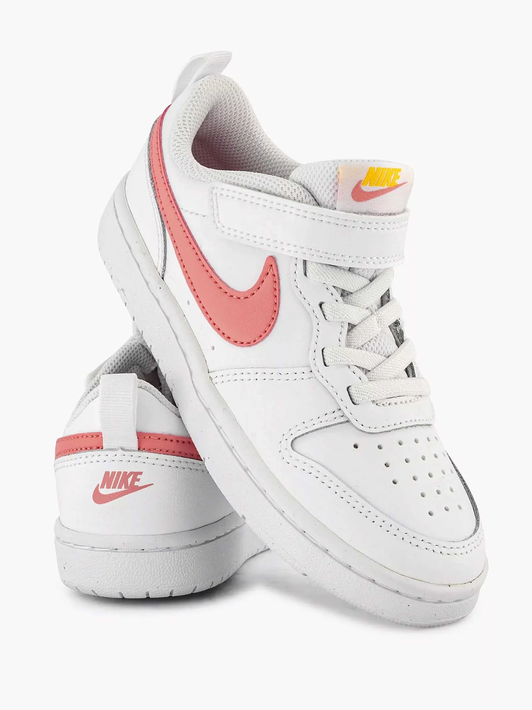 Jongensschoenen|Nike Witte Court Borough Low 2
