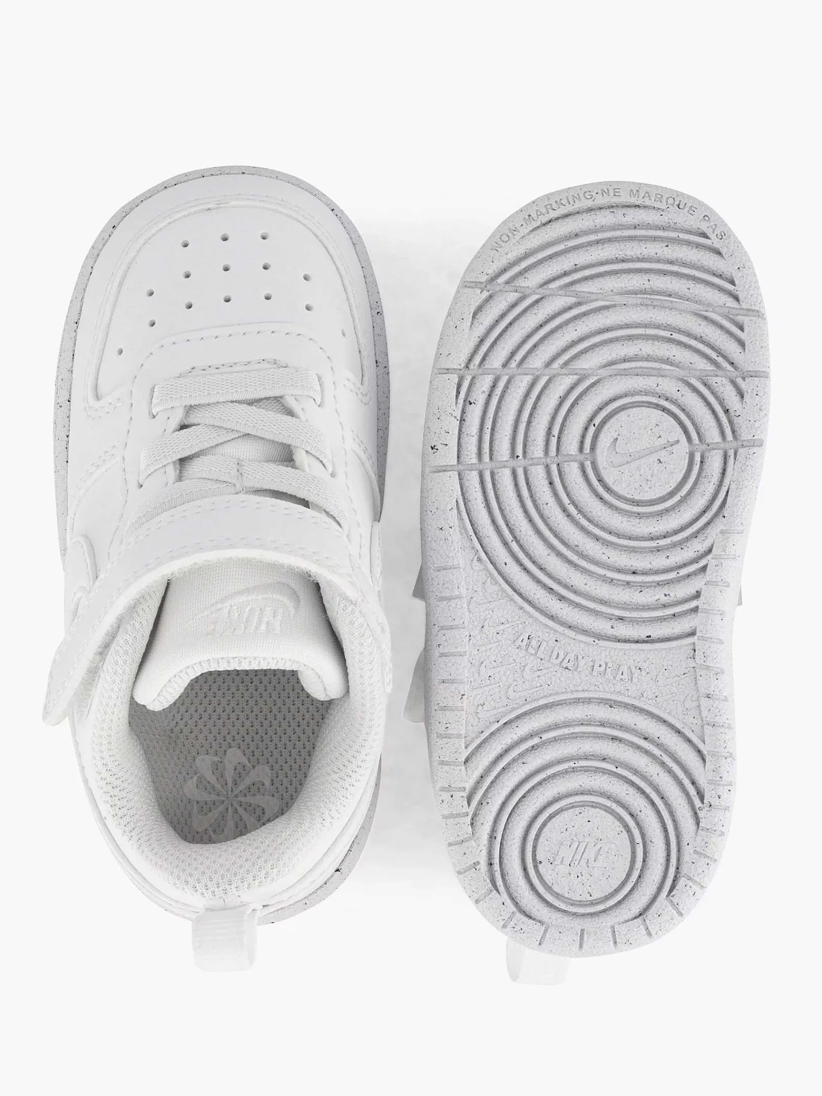 Babyschoenen|Nike Witte Court Borough Low Recraft