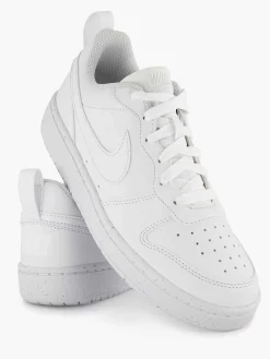 Jongensschoenen|Nike Witte Court Borough Low Recraft