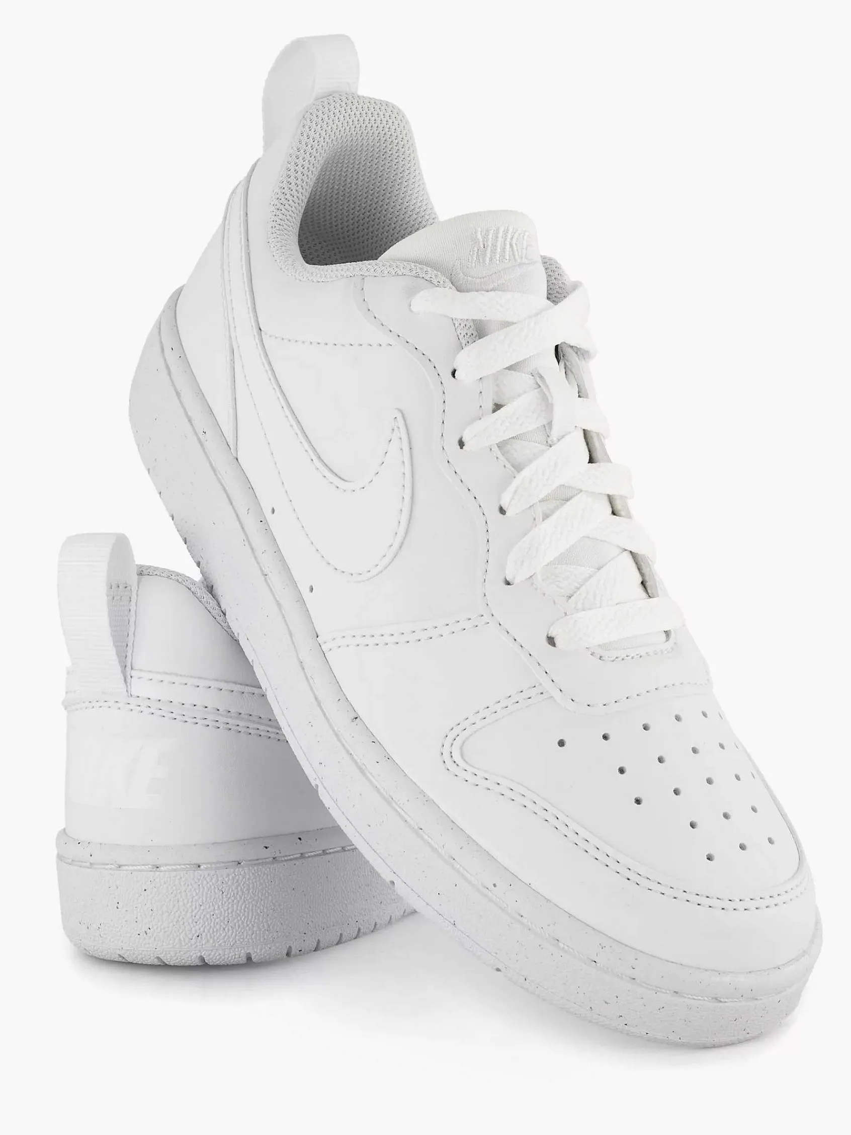 Jongensschoenen|Nike Witte Court Borough Low Recraft