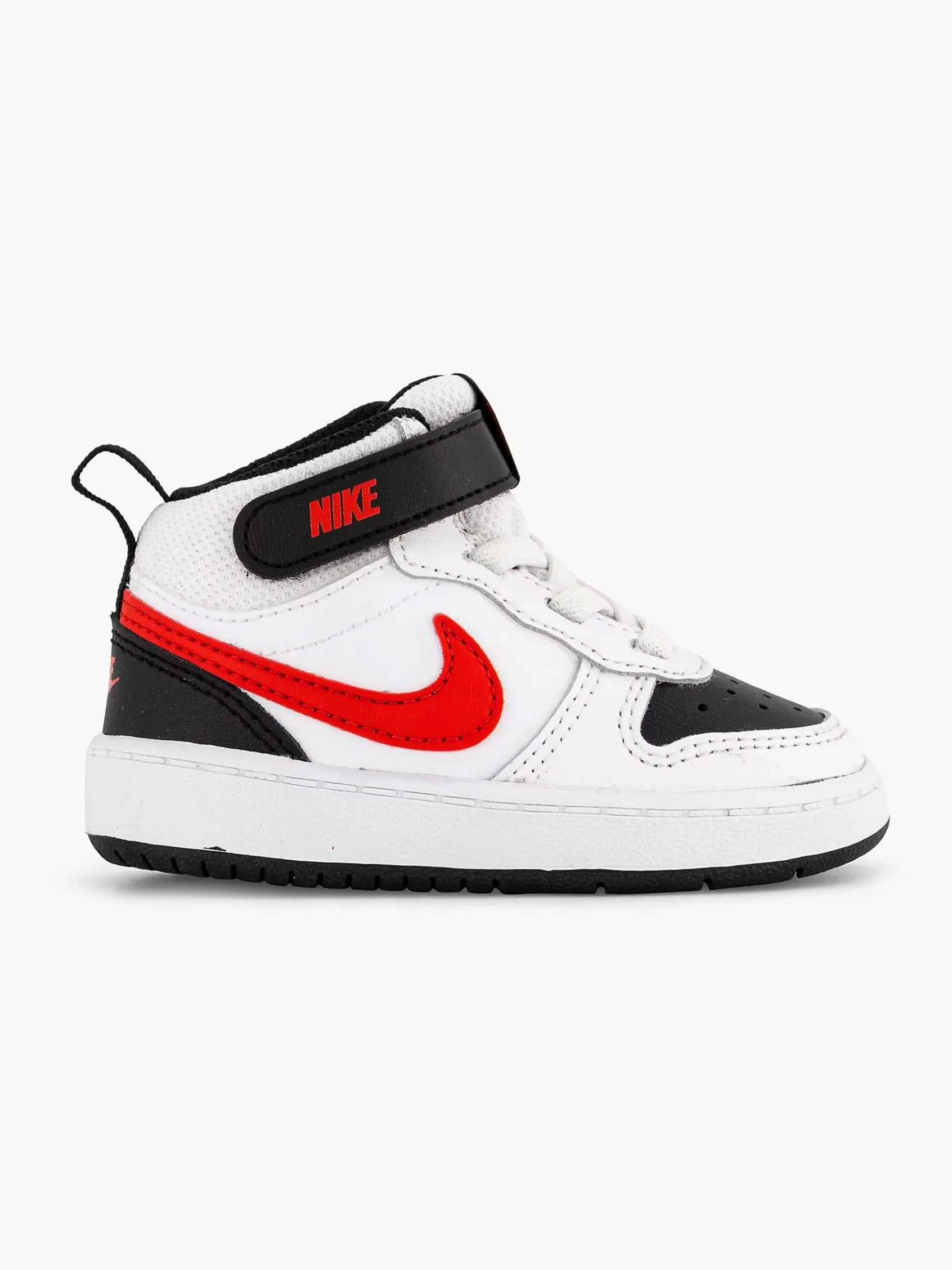 Jongensschoenen|Nike Witte Court Borough Mid