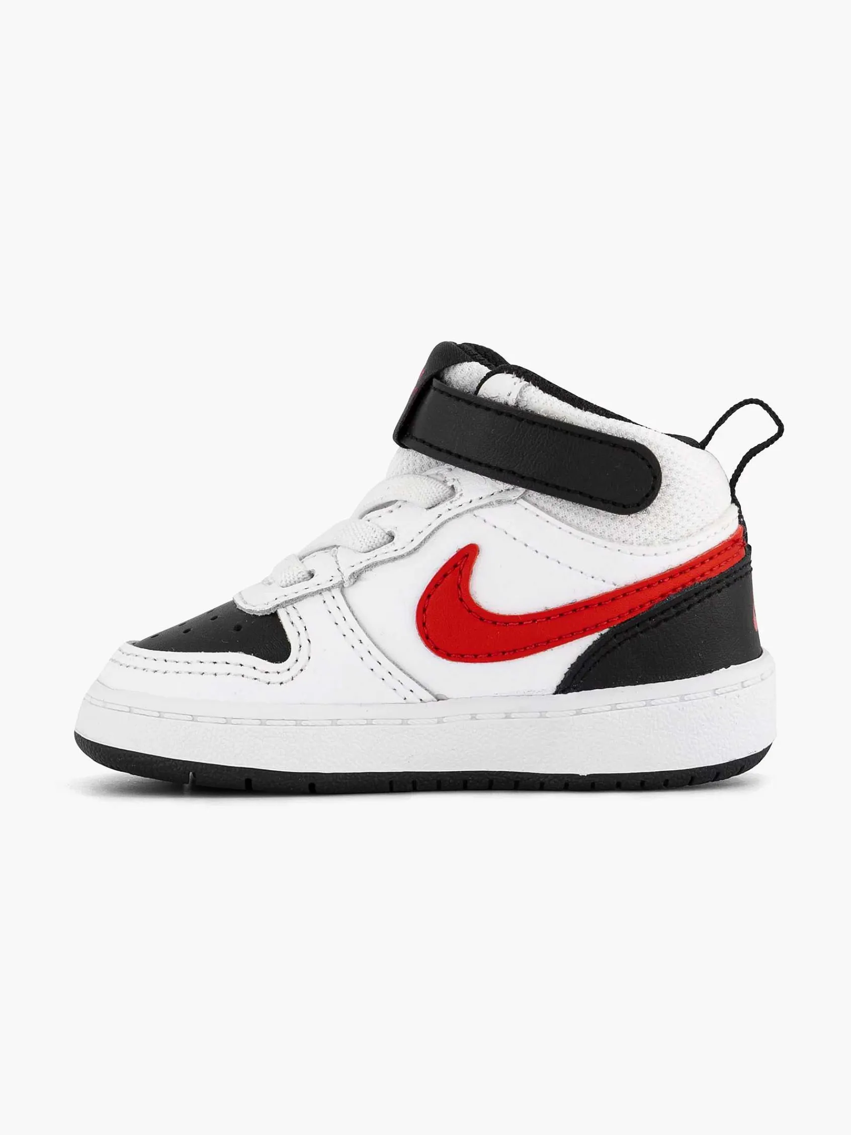 Jongensschoenen|Nike Witte Court Borough Mid