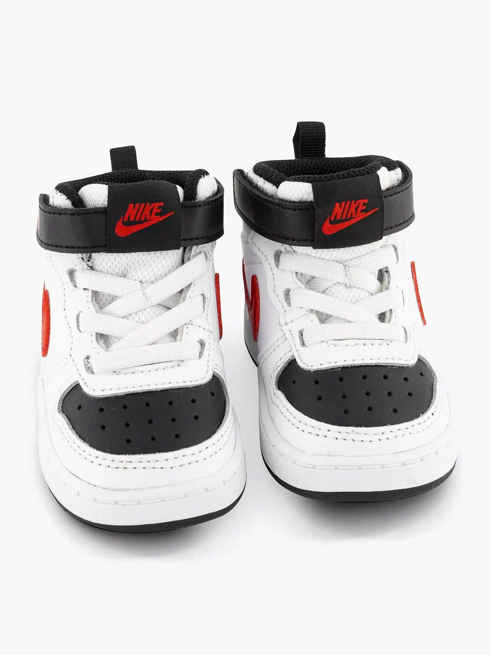 Jongensschoenen|Nike Witte Court Borough Mid