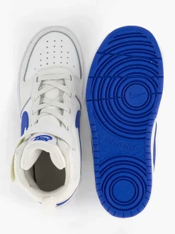 Jongensschoenen|Nike Witte Court Borough Mid