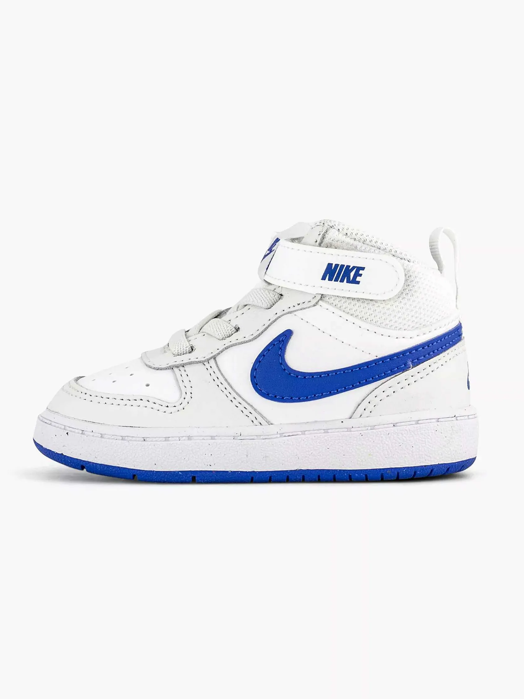 Jongensschoenen|Nike Witte Court Borough Mid