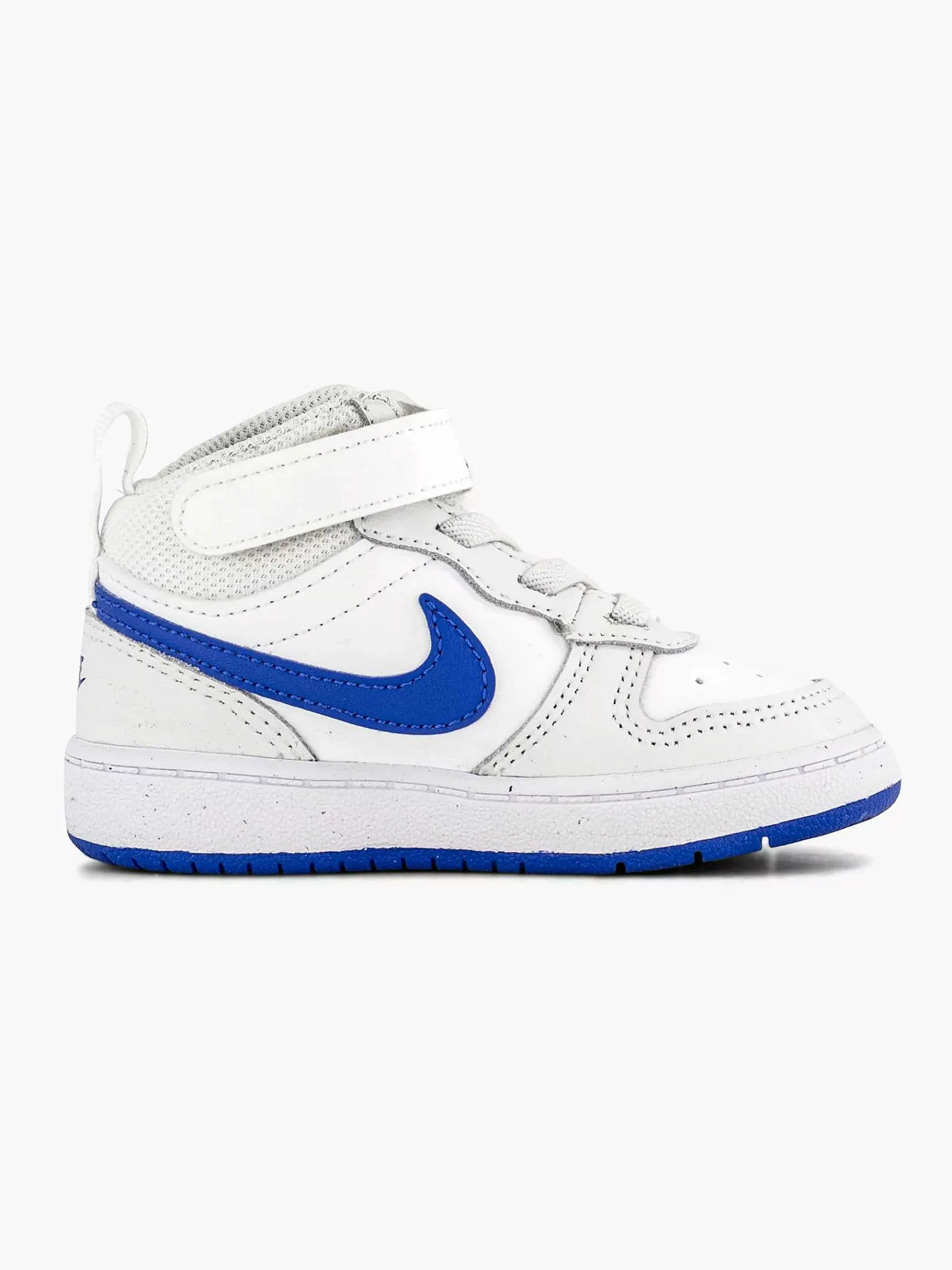 Jongensschoenen|Nike Witte Court Borough Mid