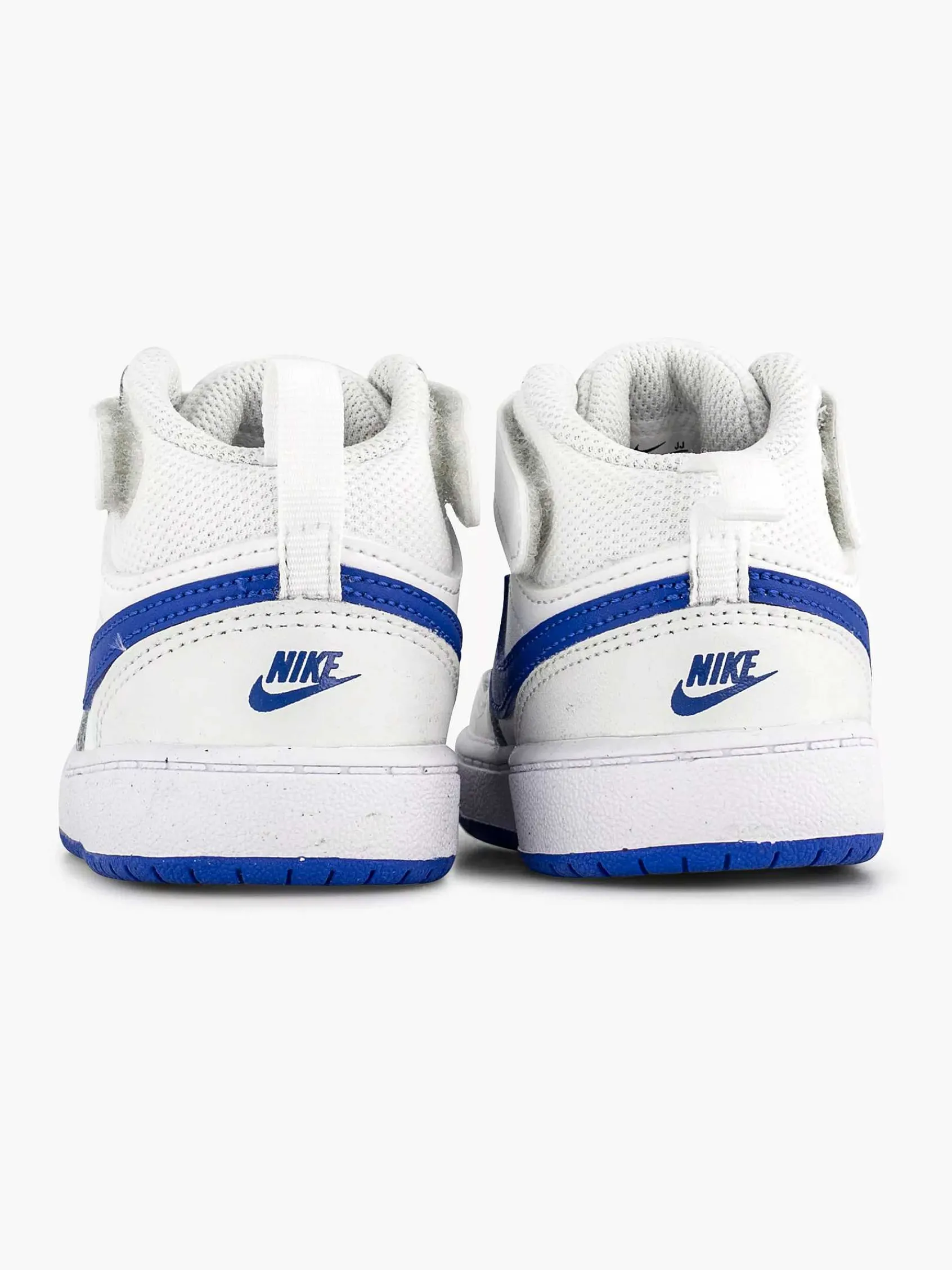 Jongensschoenen|Nike Witte Court Borough Mid