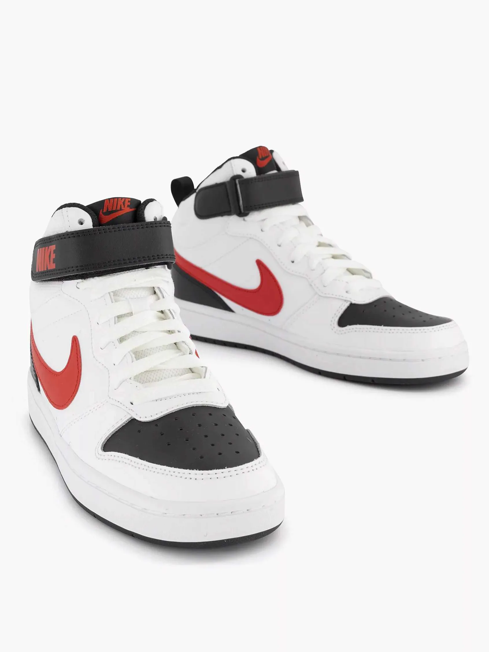 Jongensschoenen|Nike Witte Court Borough Mid 2