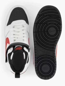 Jongensschoenen|Nike Witte Court Borough Mid 2