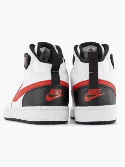 Jongensschoenen|Nike Witte Court Borough Mid 2
