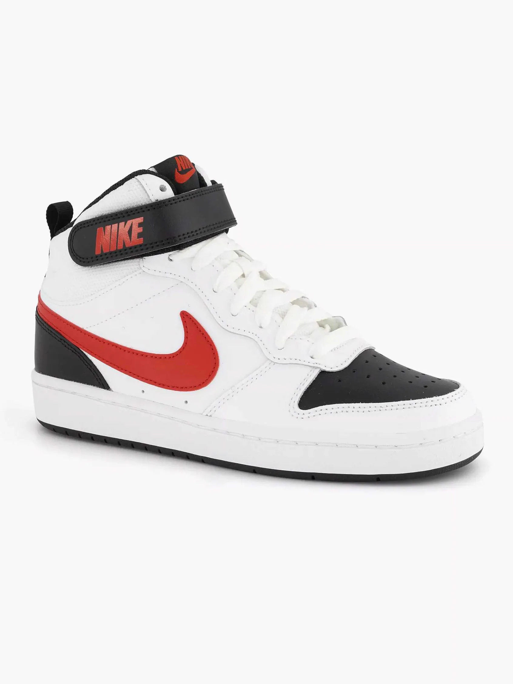 Jongensschoenen|Nike Witte Court Borough Mid 2