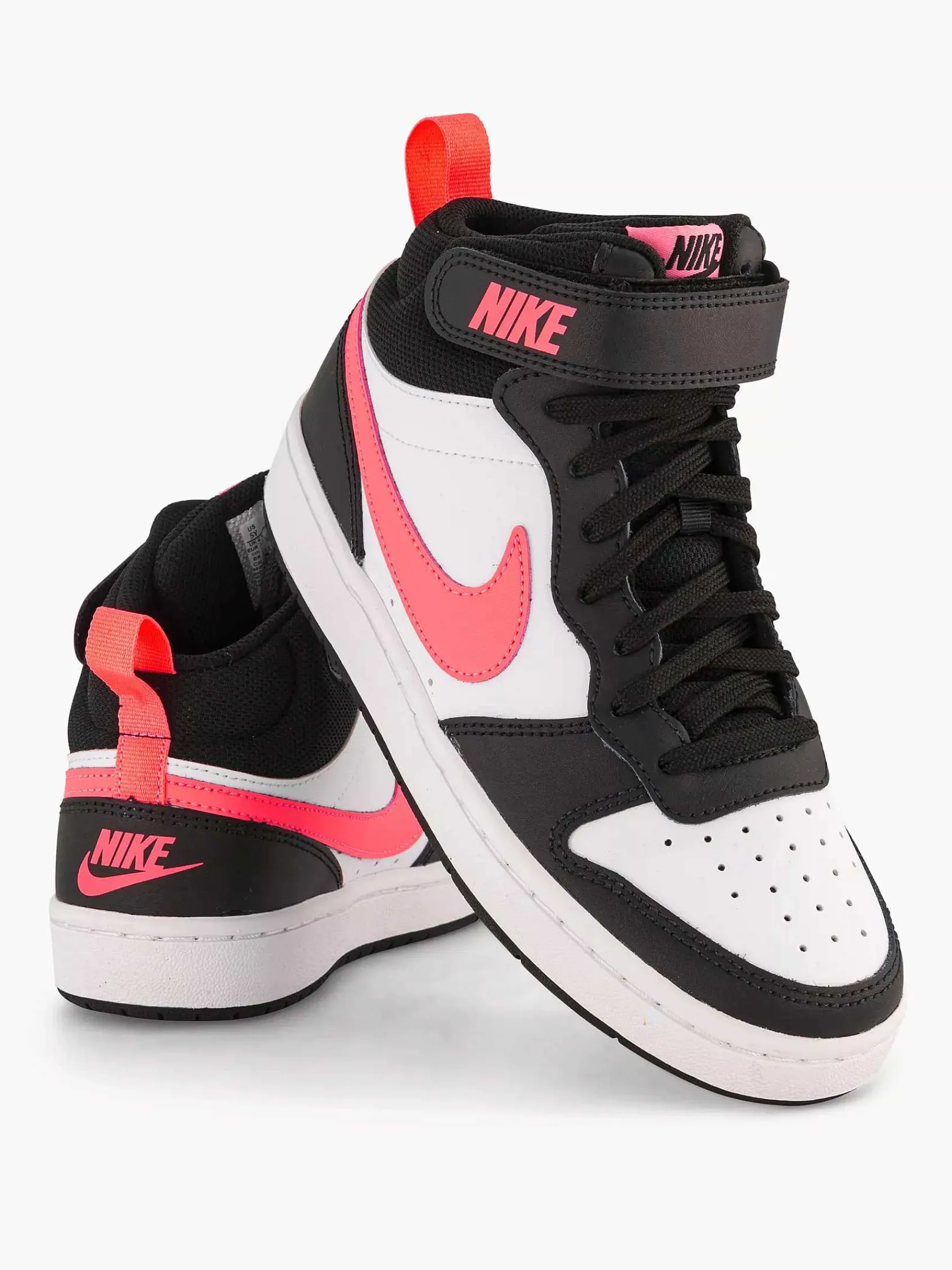Jongensschoenen|Nike Witte Court Borough Mid 2