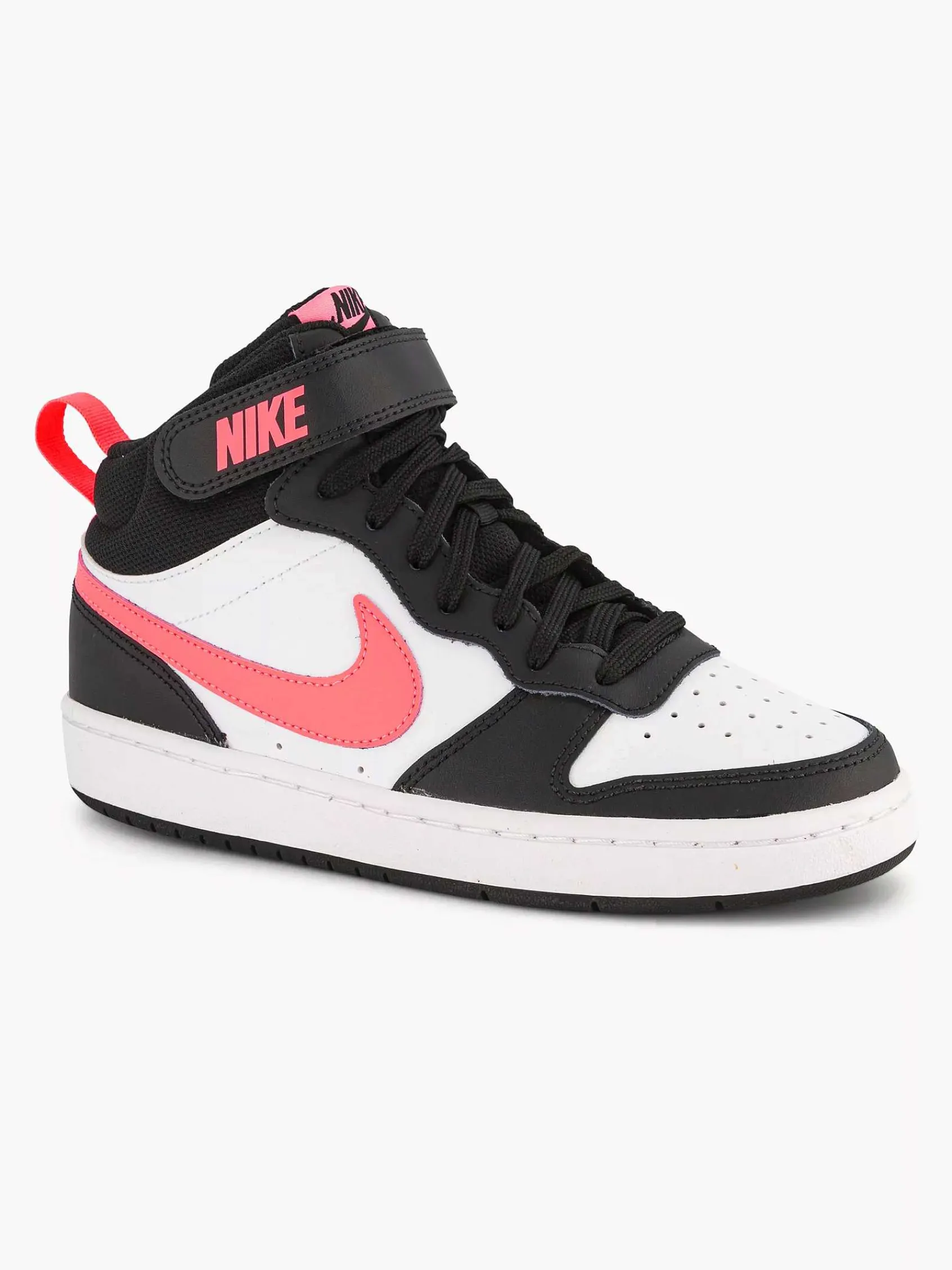Jongensschoenen|Nike Witte Court Borough Mid 2