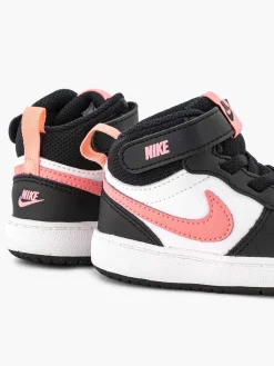 Jongensschoenen|Nike Witte Court Borough Mid 2