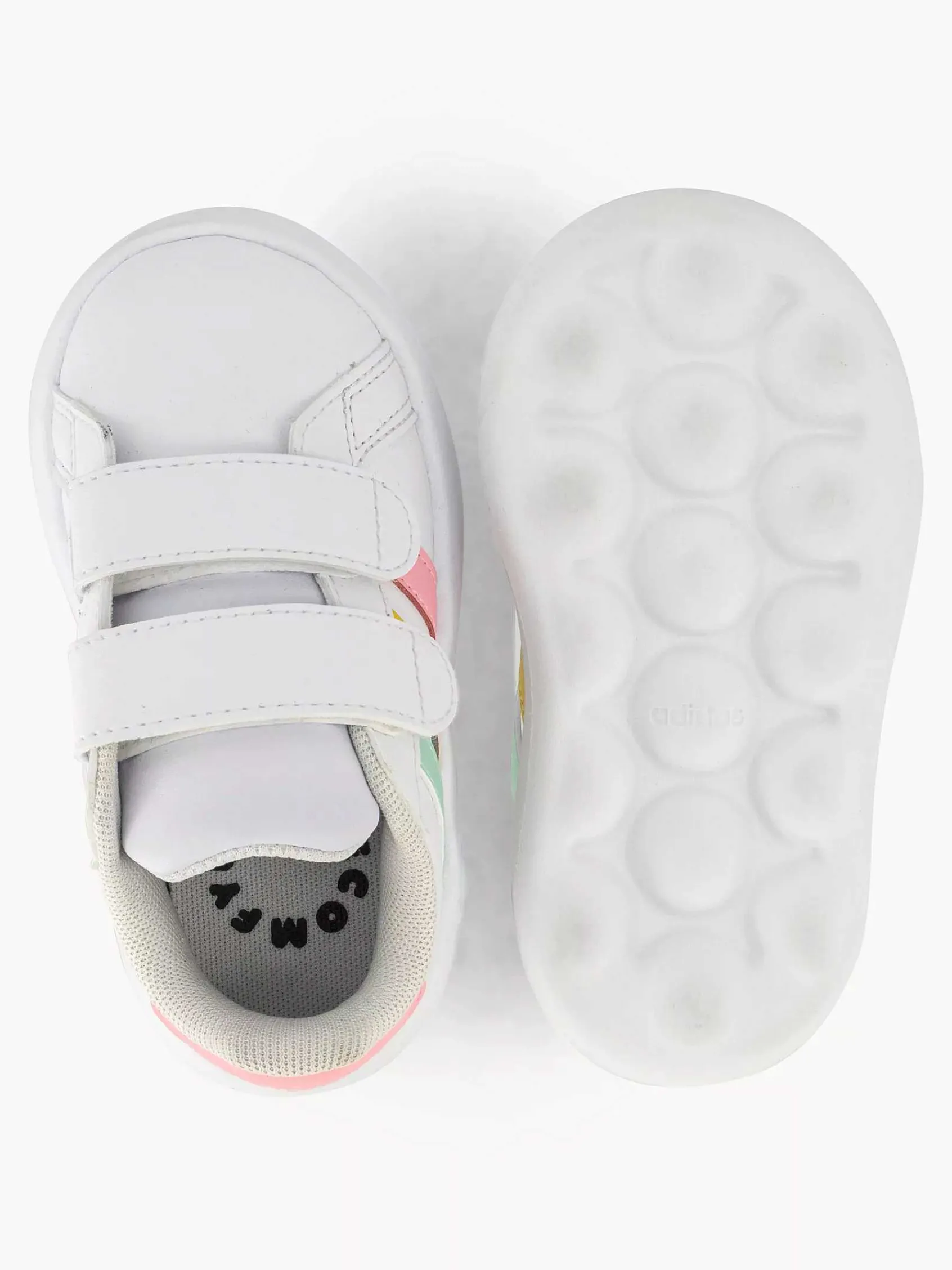 Jongensschoenen|adidas Witte Grand Court 2.0 Cf I