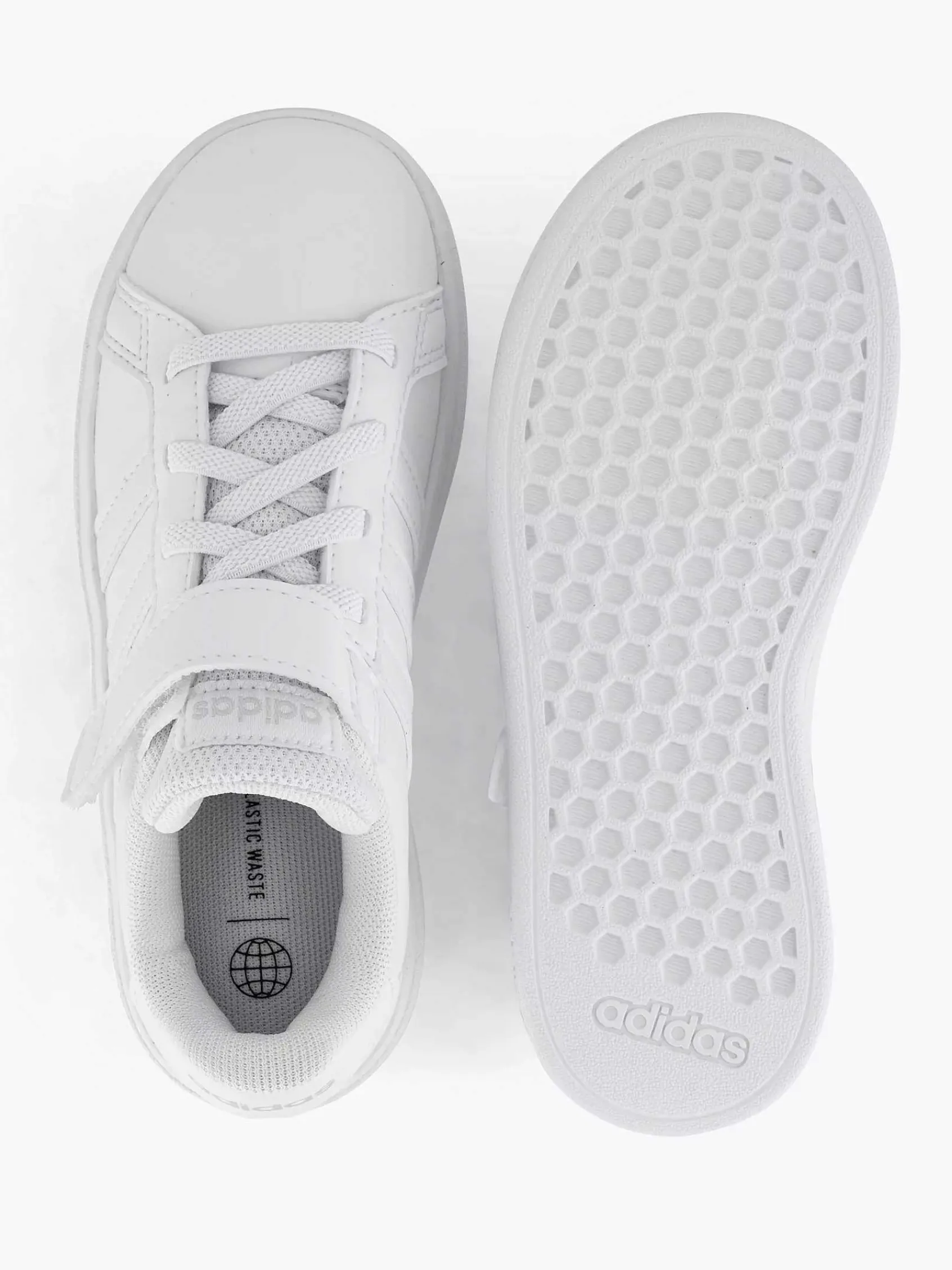 Babyschoenen|adidas Witte Grand Court 2.0 El K