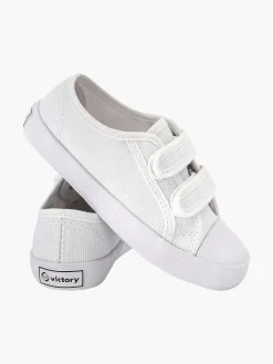 Jongensschoenen|Vty Witte Gymschoen Klittenband
