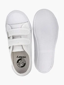 Babyschoenen|Vty Witte Gymschoen Klittenband