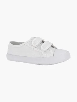 Babyschoenen|Vty Witte Gymschoen Klittenband