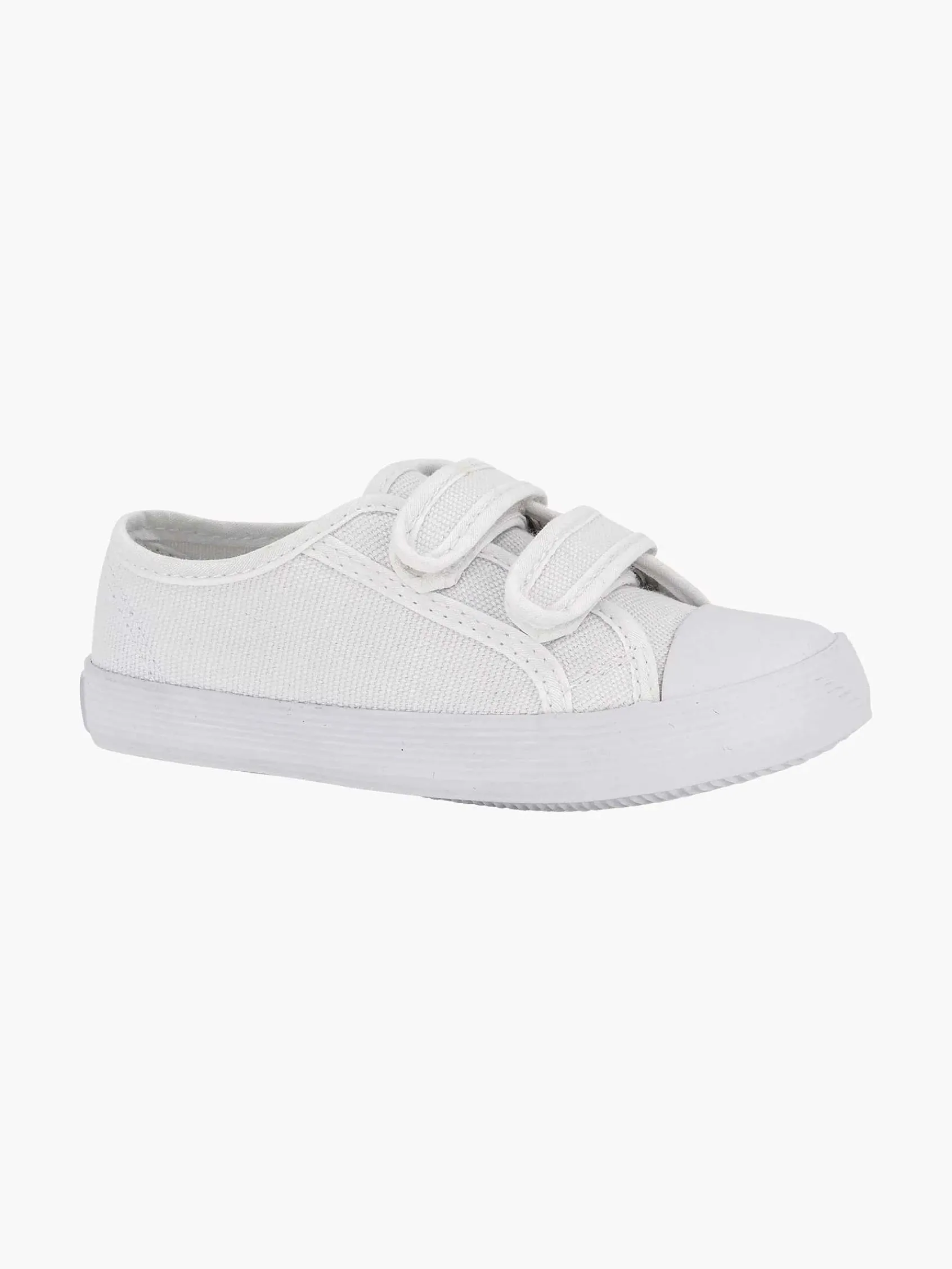 Babyschoenen|Vty Witte Gymschoen Klittenband