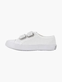 Babyschoenen|Vty Witte Gymschoen Klittenband
