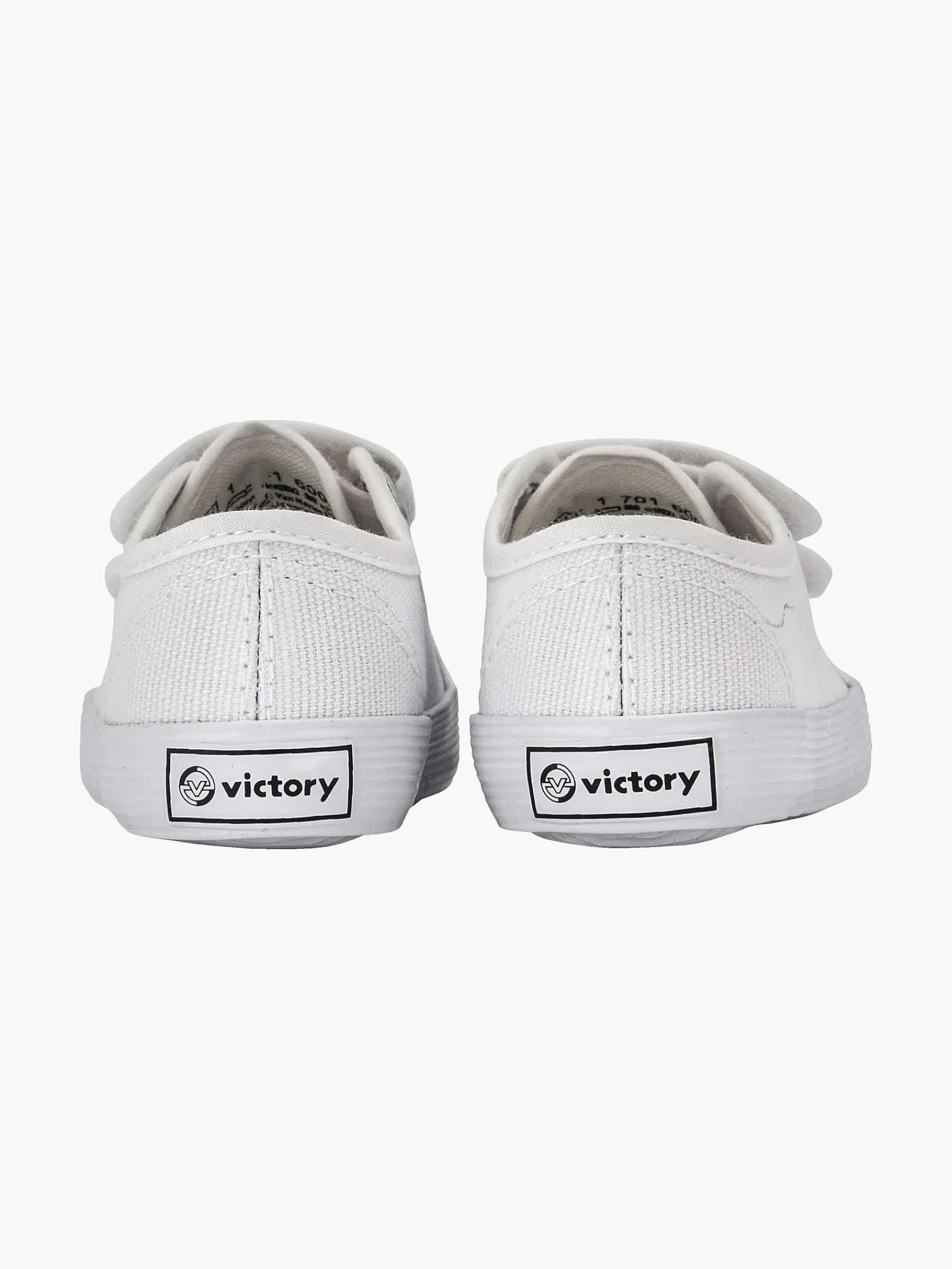 Babyschoenen|Vty Witte Gymschoen Klittenband