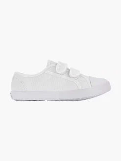 Babyschoenen|Vty Witte Gymschoen Klittenband