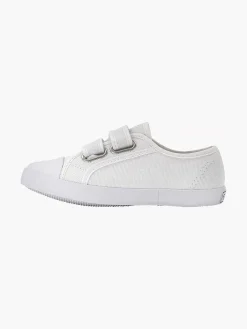 Babyschoenen|Vty Witte Gymschoen Klittenband