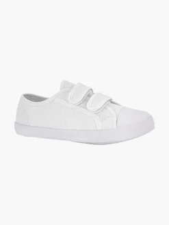 Babyschoenen|Vty Witte Gymschoen Klittenband