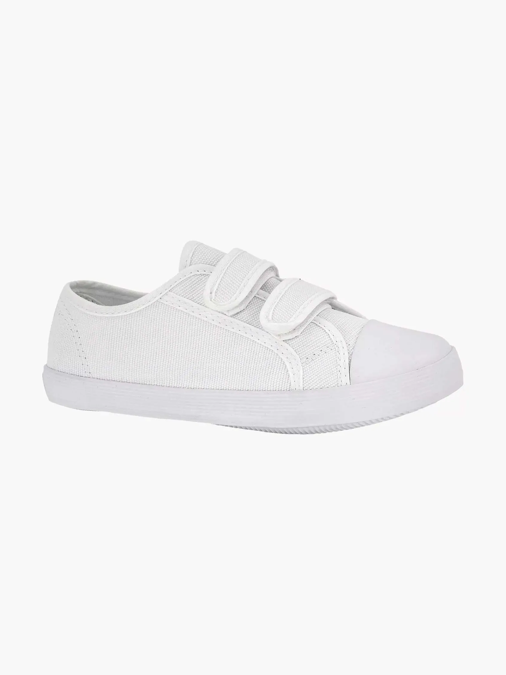 Babyschoenen|Vty Witte Gymschoen Klittenband