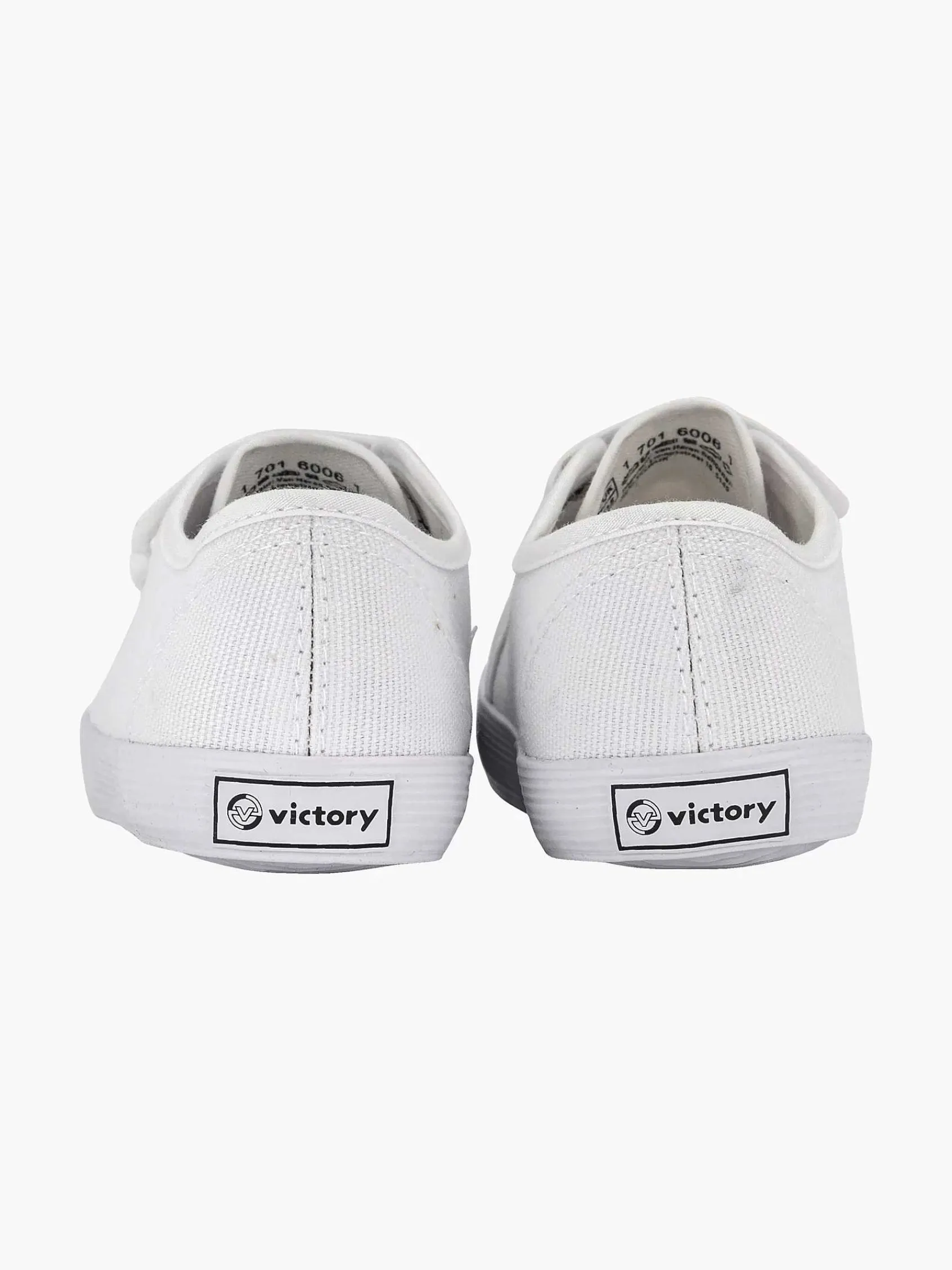 Babyschoenen|Vty Witte Gymschoen Klittenband