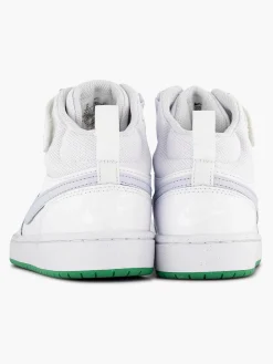 Jongensschoenen|Nike Witte Hoge Sneaker Court Borough Mid 2