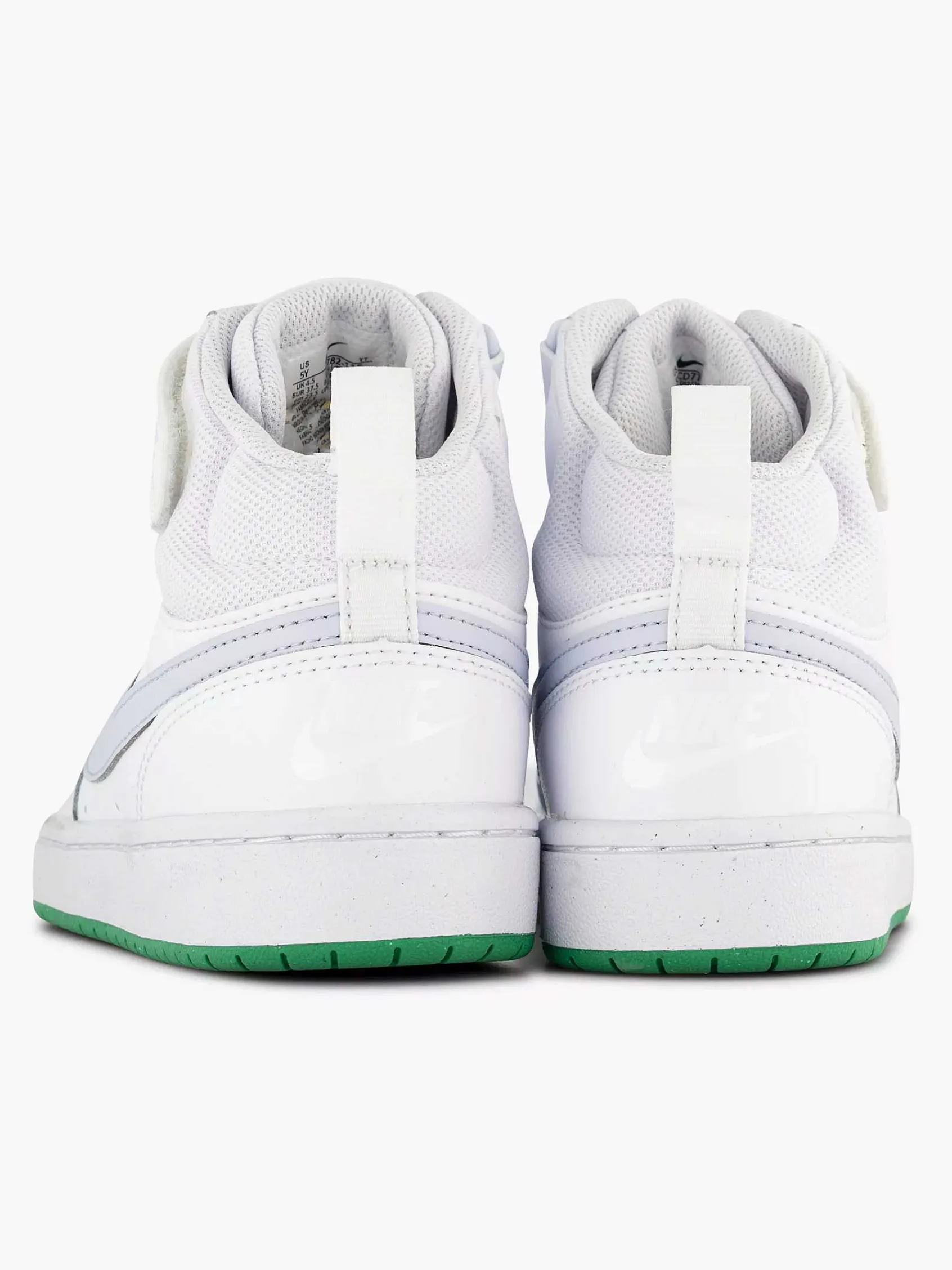 Jongensschoenen|Nike Witte Hoge Sneaker Court Borough Mid 2