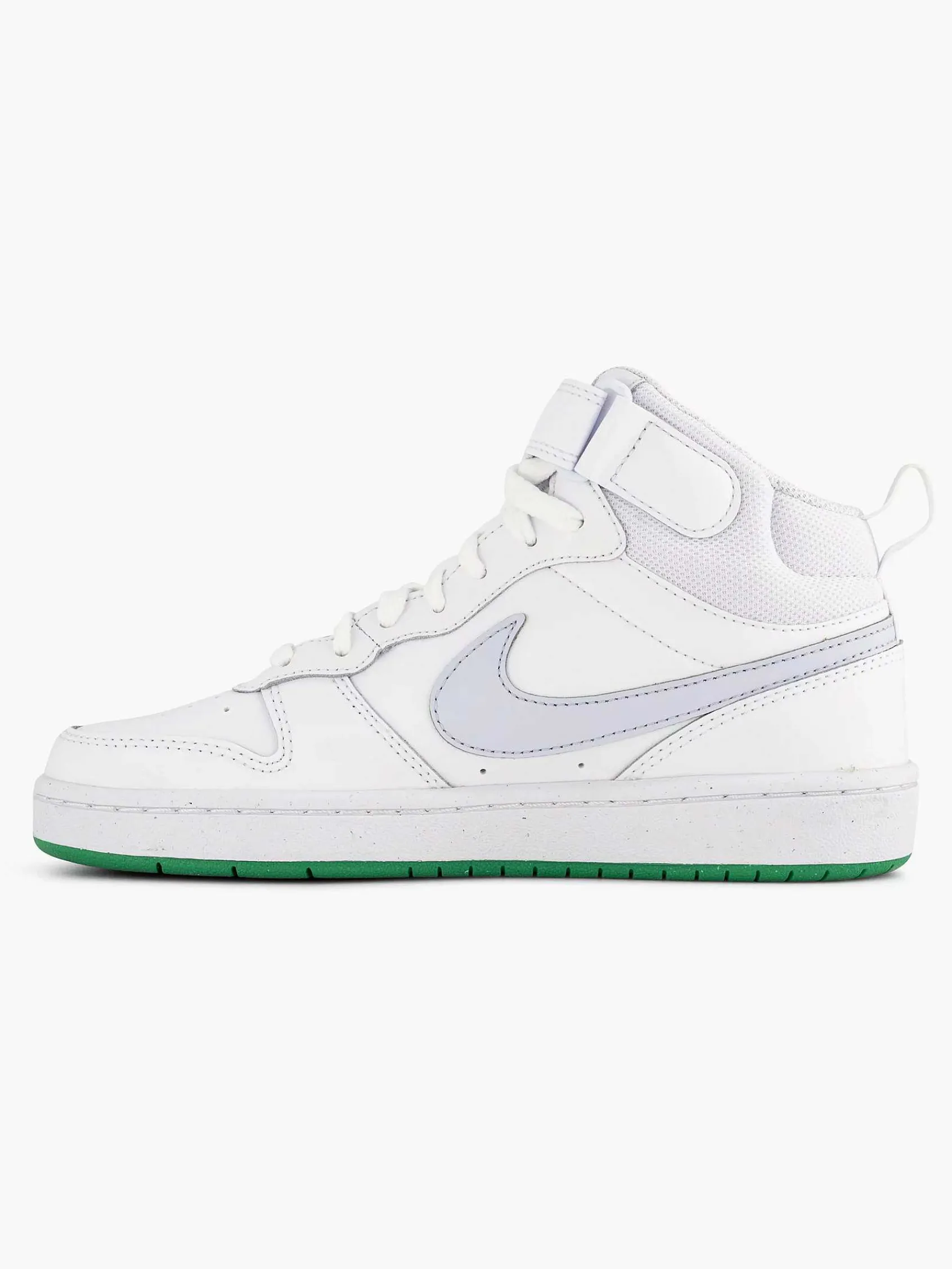 Jongensschoenen|Nike Witte Hoge Sneaker Court Borough Mid 2
