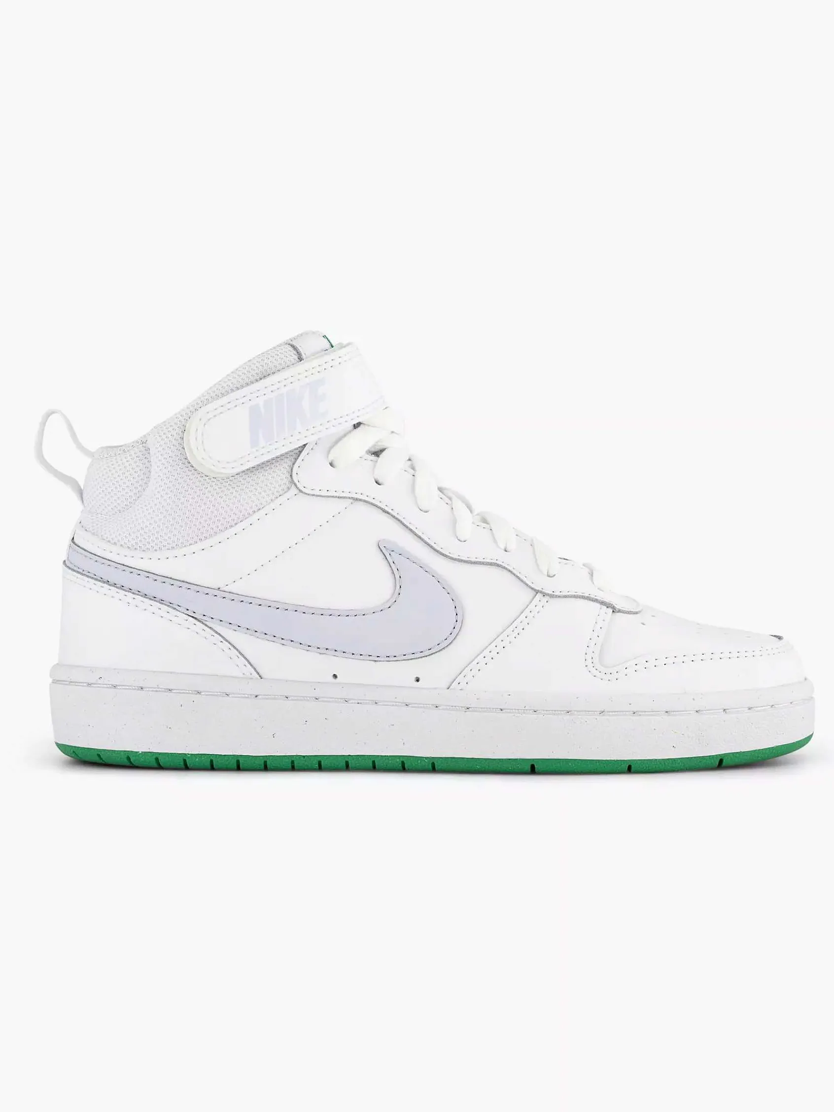 Jongensschoenen|Nike Witte Hoge Sneaker Court Borough Mid 2