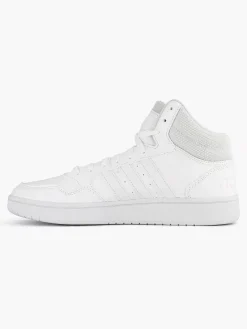 Sneakers|adidas Witte Hoops 3.0 Mid