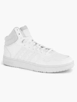 Sneakers|adidas Witte Hoops 3.0 Mid