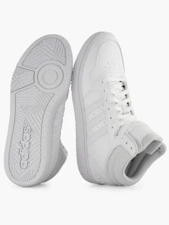 Sneakers|adidas Witte Hoops 3.0 Mid