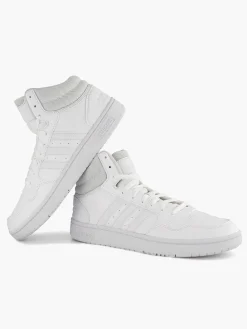 Sneakers|adidas Witte Hoops 3.0 Mid
