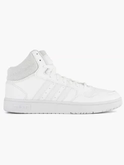 Sneakers|adidas Witte Hoops 3.0 Mid