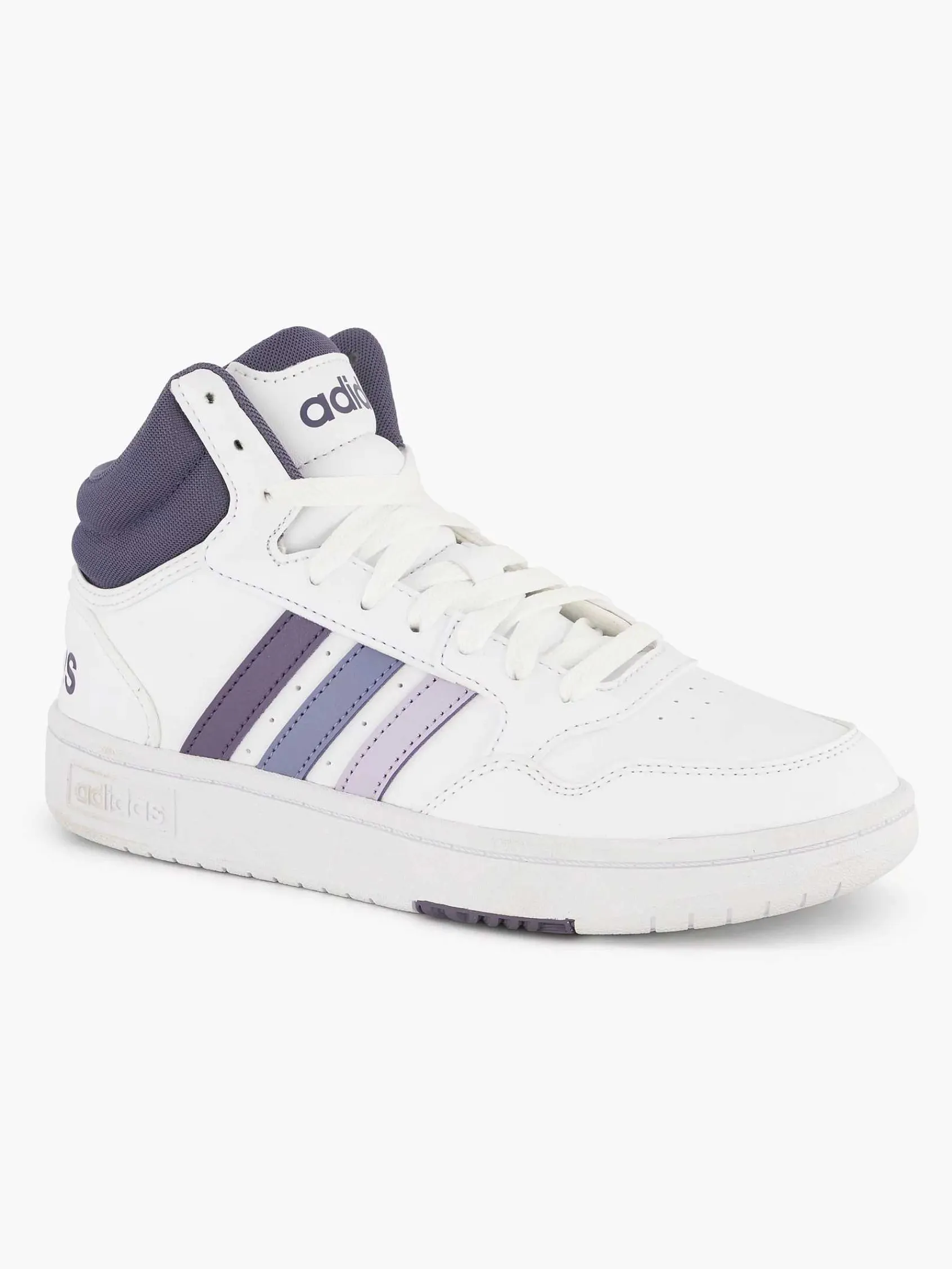 Sneakers|adidas Witte Hoops 3.0 Mid