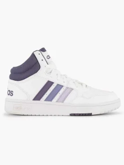 Sneakers|adidas Witte Hoops 3.0 Mid