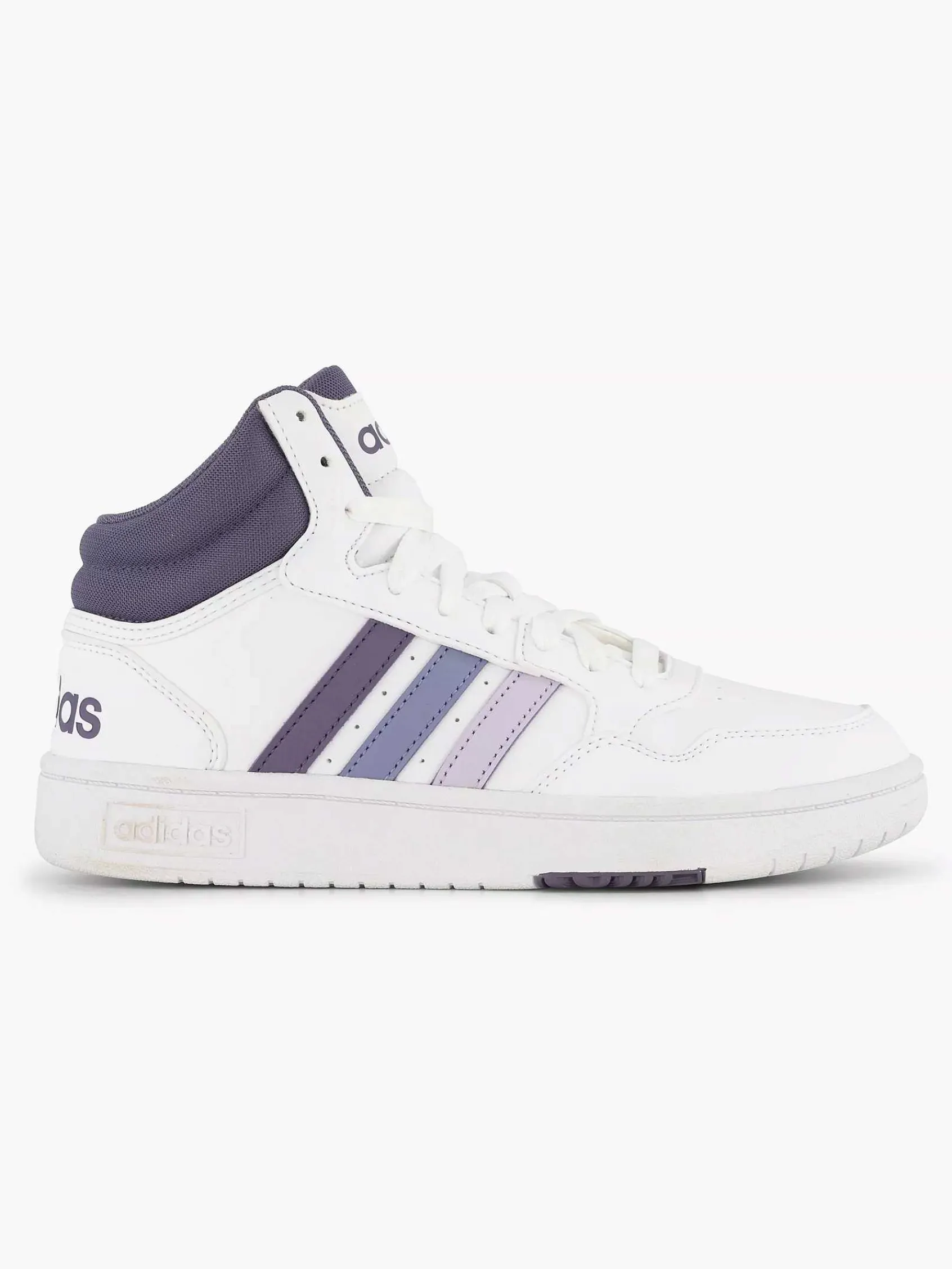 Sneakers|adidas Witte Hoops 3.0 Mid