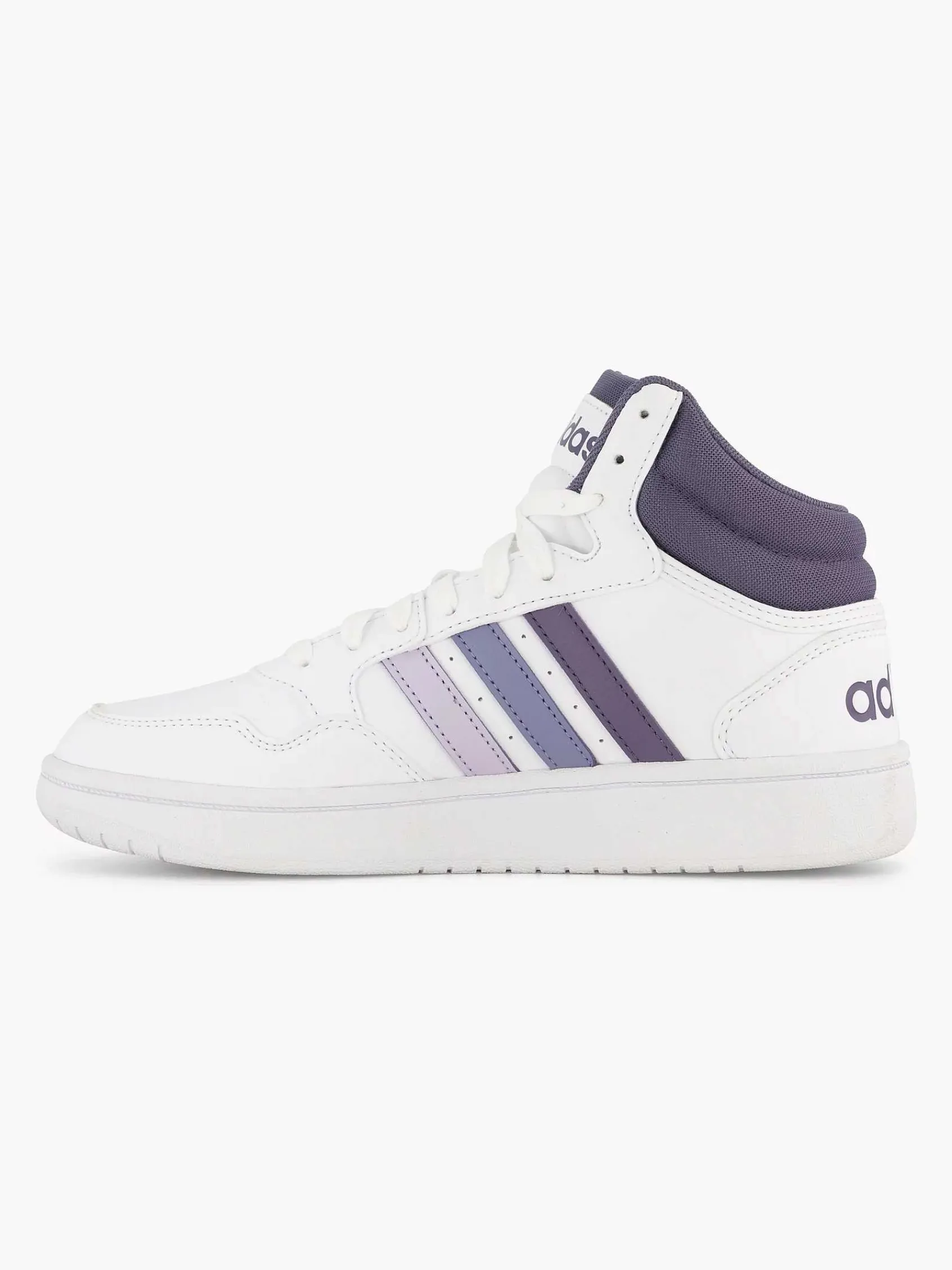 Sneakers|adidas Witte Hoops 3.0 Mid