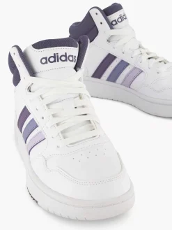 Sneakers|adidas Witte Hoops 3.0 Mid