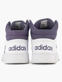 Sneakers|adidas Witte Hoops 3.0 Mid