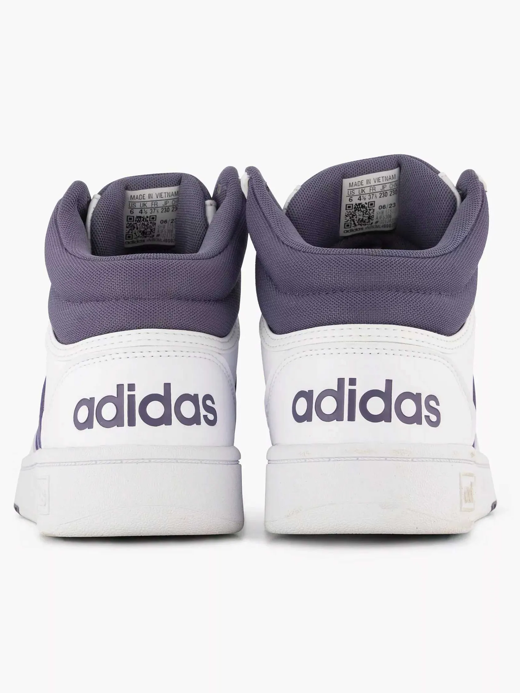 Sneakers|adidas Witte Hoops 3.0 Mid