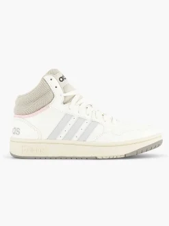 Sneakers|adidas Witte Hoops 3.0 Mid